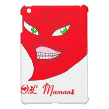 COEUR MAMAN COOL.png Coque iPad Mini