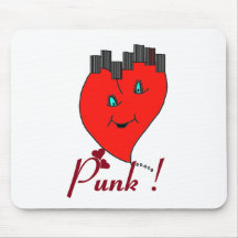 COEUR PUNK.png Tapis De Souris