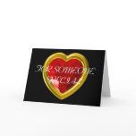 Coeur rouge de pierre gemme