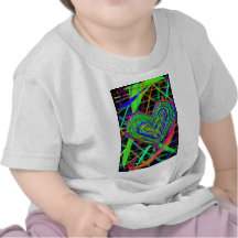 Coeur rougeoyant t-shirt