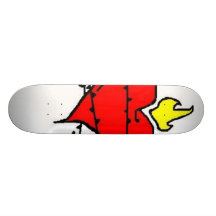 Coeur sacré planches à roulettes customisées