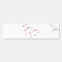 coeurs adhésifs pour voiture