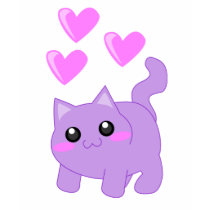 Coeurs de chaton t-shirts