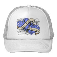 Coeurs de foi d'espoir de cancer de l'intestin dou casquette de camionneur