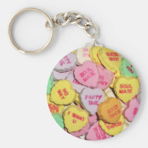 Coeurs de sucrerie de Valentine Porte-clé