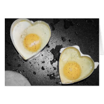 Coeurs d'oeufs carte