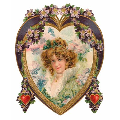 Coeurs et amoureux de fleurs par vintagetreasurechest