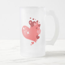 Coeurs personnalisables tasse