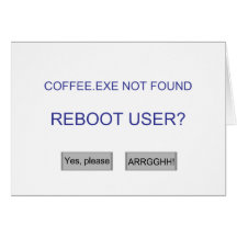 Coffee.exe Carte De Vœux