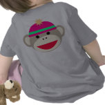 Cognez le T-shirt infantile de frère de singe - AM