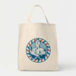 Coiffeur avec le coupeur et les ciseaux de cheveux sac en toile