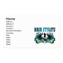 Coiffeurs fous cartes de visite professionnelles