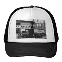 Coin de la rue Louisiane de la Nouvelle-Orléans Casquettes