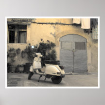 Coin sicilien typique affiches