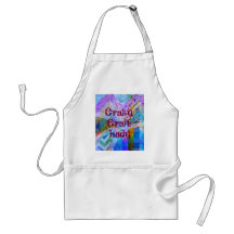 Col fou de Madame Blue Purple Butterfly Chevron de Tablier