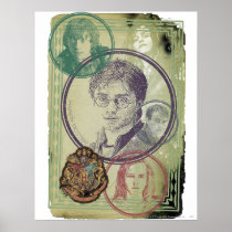 Collage 9 de Harry Potter Affiche