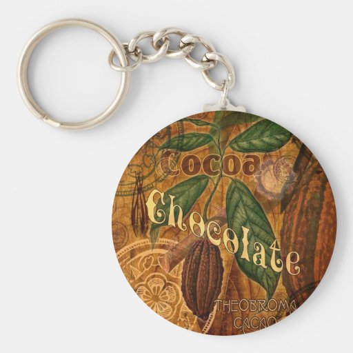Collage de chocolat porte-clefs