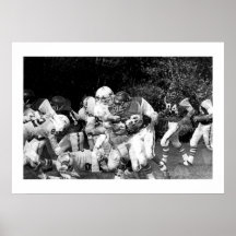 Collage de joueur de football affiches