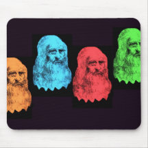 Collage de Leonardo da Vinci Tapis De Souris