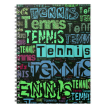 Collage des textes de tennis carnets
