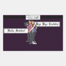 Colle « Bye, Bye Creddie. Hello Seddie " Adhésif