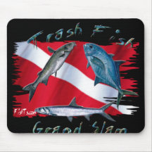 Collection de drapeau de repaire de plongeurs tapis de souris