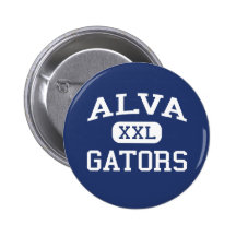 Collège Alva la Floride d'Alva d'alligators d'Alva Badge