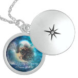 Collier affectueux de pendentif d'argent sterling 