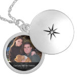 Collier de cadeau de photo - monogramme + Texte fa