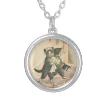 Collier de chat de chatons de mariage