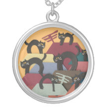 Collier de chats noirs