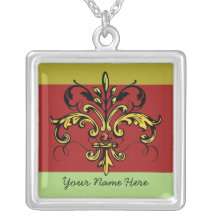 Collier de Fleur de lis Xmas