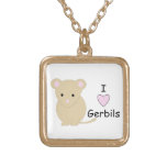 Collier de gerbilles de coeur