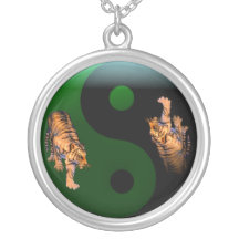 Collier de Ying-Yang de tigre