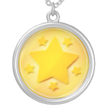 Collier d'or d'étoiles