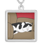 Collier d'Oreo de chat de sommeil