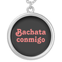 Collier latin de danse de Salsa de Bachata Conmigo