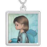 Collier mignon de fée de papillon