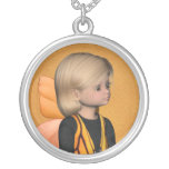 Collier mignon de fée de papillon
