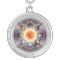 Collier planétaire de mandala