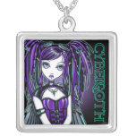 Collier pourpre de fée de "Reagan" Cybergoth
