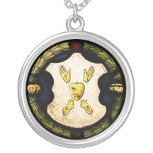 Collier rond de symboles de Jésus