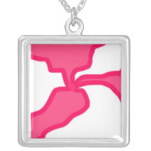 Collier rose d'explosion
