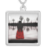 Collier rouge d'ange