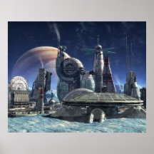 Colonie de lune de Jupiter Posters
