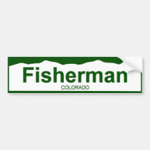 Colorado nieuw bord - VISSER Bumpersticker