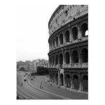 Colosseum et route cartes postales