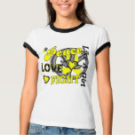 Combat d'amour de paix comme une hydrocéphalie de  t-shirt