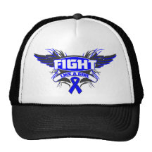 Combat de cancer du colon comme une fille Wings.pn Casquettes