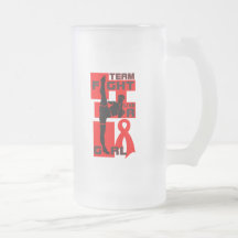 Combat d'équipe comme HIV de SIDA de coup-de-pied  Mugs